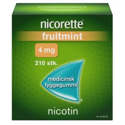 Nicorette fruitmint 4 mg