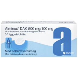 Alminox "DAK" 500 mg/100 mg - 30 stk