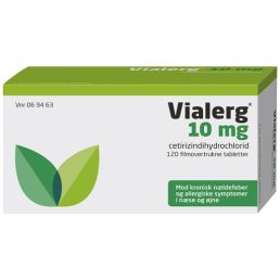 Vialerg 10 mg - 120 tabletter