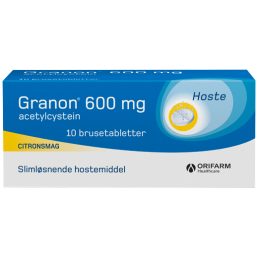 Granon 600 mg 10 stk. brusetabletter