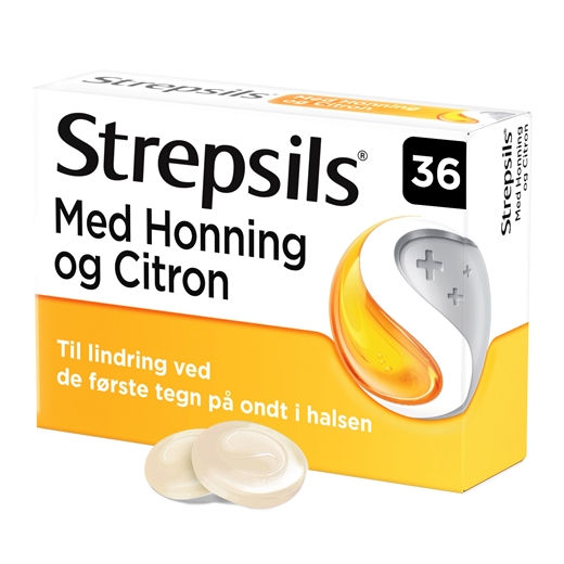 Strepsils honning/citron lozen Uglecare Strepsils honning/citron lozen