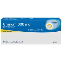 Granon 600 mg 2 x 25 stk. brusetabletter