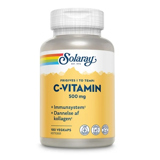 Solaray C-Vitamin 500 mg Uglecare Solaray C-Vitamin 500 mg
