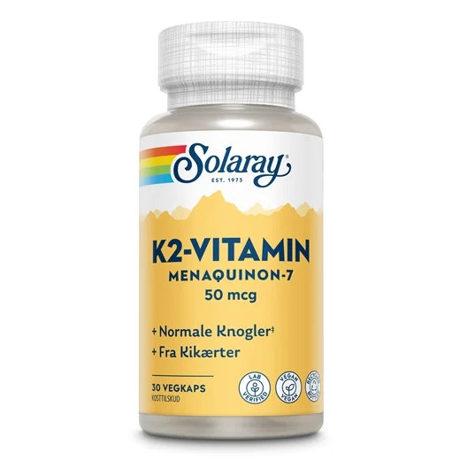 Solaray K2-vitamin 50 mcg Uglecare Solaray K2-vitamin 50 mcg