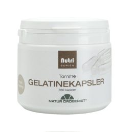 Tomme Gelatine Kapsler