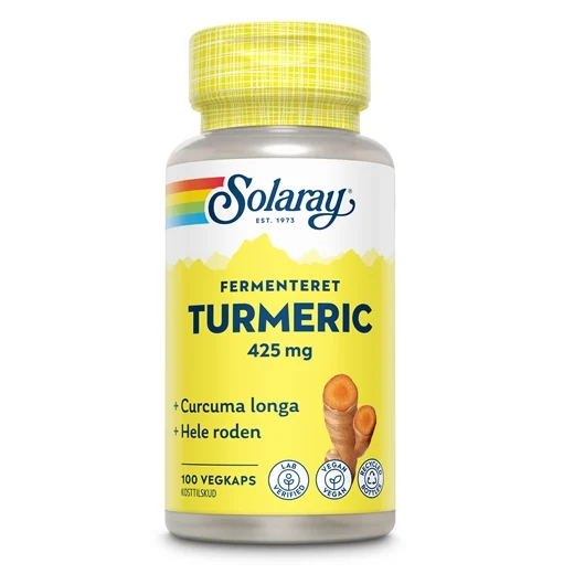 Solaray Fermenteret Turmeric Uglecare Solaray Fermenteret Turmeric