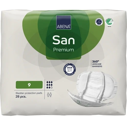 Abena San 9,- grøn - Premium Uglecare Abena San 9,- grøn - Premium