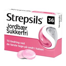 Strepsils Jordbær Sukkerfri 0,