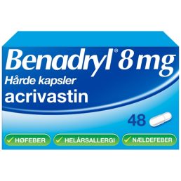 Benadryl 8 mg