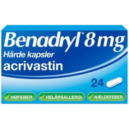 Benadryl 8 mg