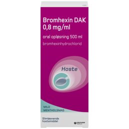 Bromhexin "DAK" 0,8 mg/ml 500ml