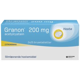 Granon 200 mg 2 x 25 stk. brusetabletter