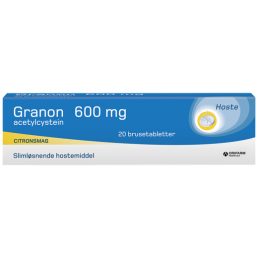 Granon 600 mg 20 stk. brusetabletter