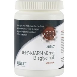 ABBLO Jern 40mg. Bisglycinat