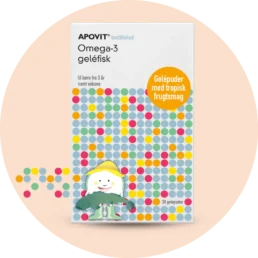 Apovit Omega-3 Gelefisk - 30 stk