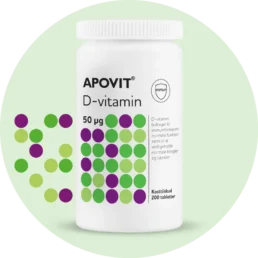 Apovit D-vita­min 50 µg 200 tab­let­ter