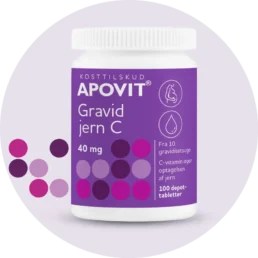 Apovit Gravid Jern C - 100 tabletter