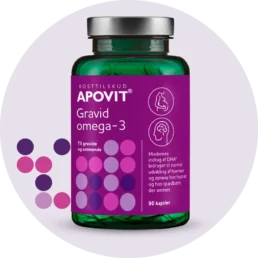 Apovit Gravid Omega-3 750 mg - 90 stk