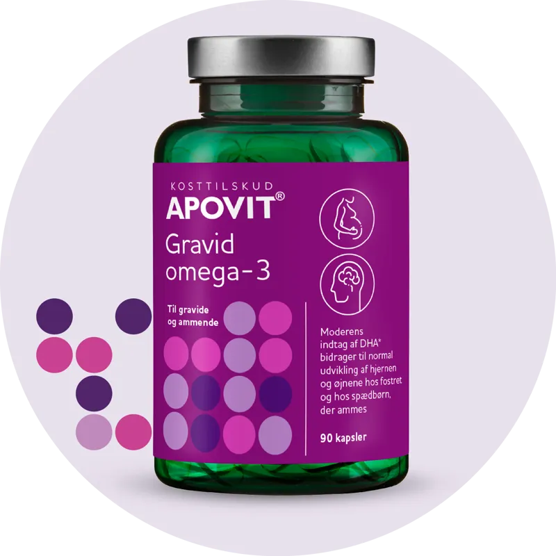 Apovit Gravid Omega-3 750 mg - 90 stk
