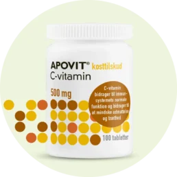 Apovit C-vitamin 500 mg 100 tabletter