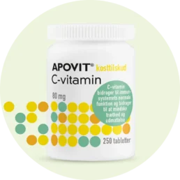 Apovit C-vitamin 80 mg 250 tabletter