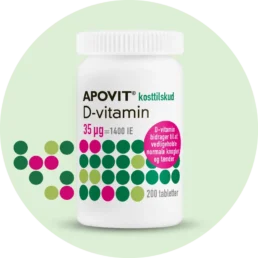 Apovit D-vitamin 35 µg 200 tabletter