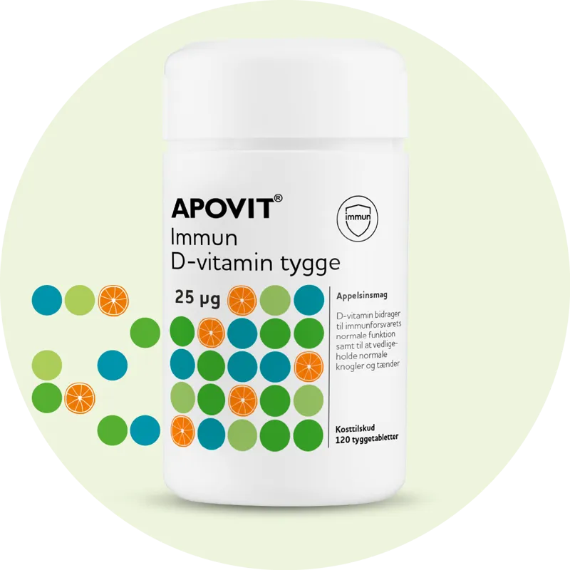 Apovit Immun D-vit.25mikg | Altid Lave Priser på Uglecare.dk