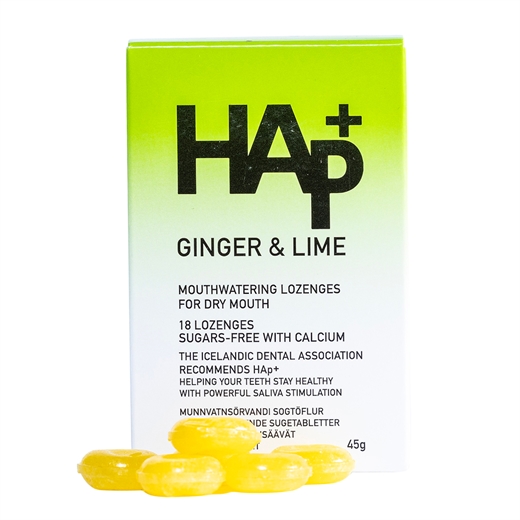 HAp+ tabletter – ingefær/lime Uglecare HAp+ tabletter – ingefær/lime