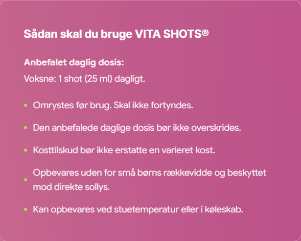 VITA SHOTS COLLAGEN + HYALURON Uglecare VITA SHOTS COLLAGEN + HYALURON - Billede 4