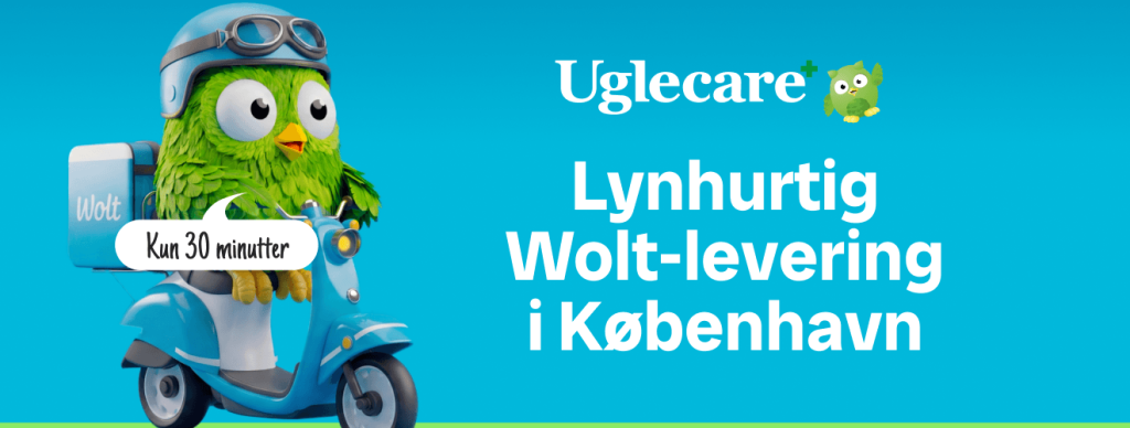 Uglecare banner til wolt