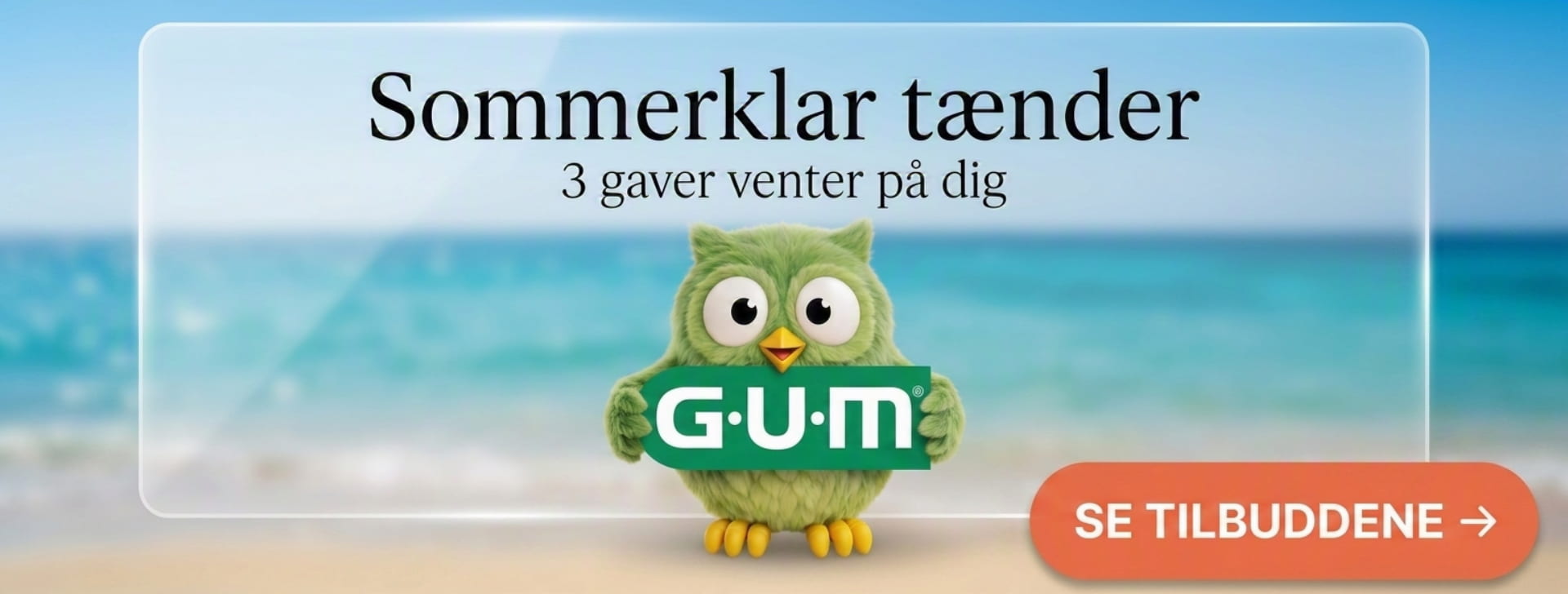 Sommerklar tænder - GUM sommerkampagne med gaver