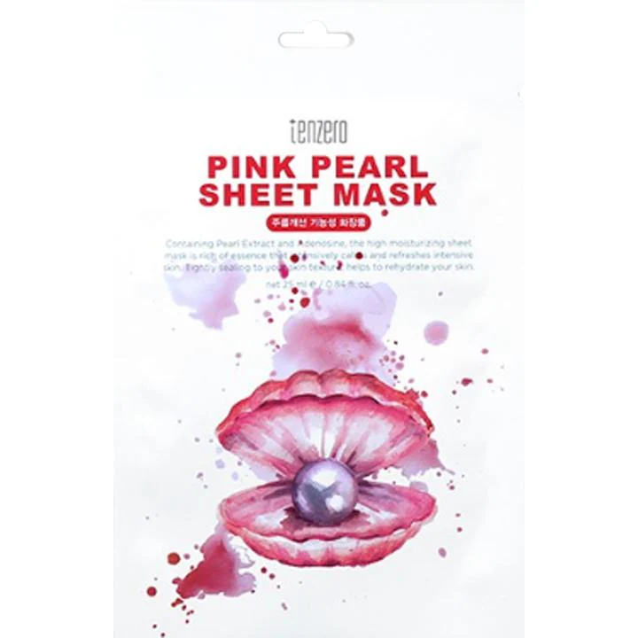 TENZERO Pink Pearl Sheet Mask