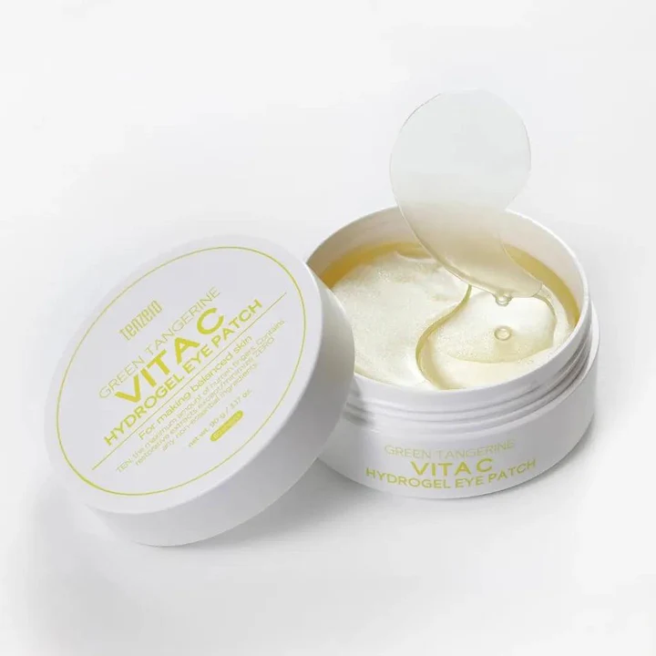 TENZERO Green Tangerine Vita C Hydrogel Eye Patch Uglecare TENZERO Green Tangerine Vita C Hydrogel Eye Patch - Billede 2