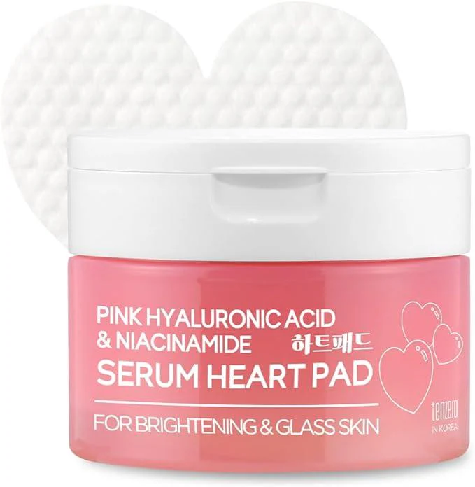 TENZERO Pink Hyaluronic Acid Niacinamide Serum Heart Pad