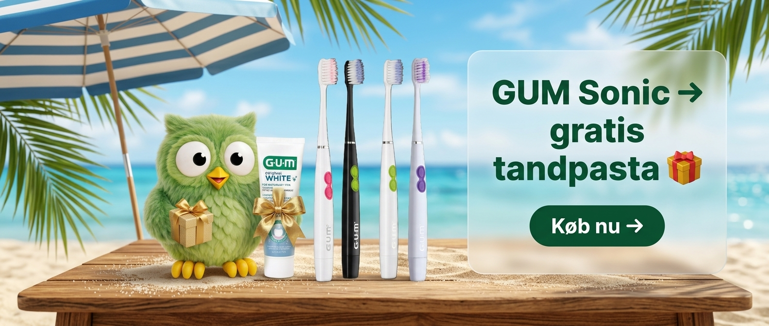 Køb en GUM Sonic el-tandbørste og få gratis tandpasta