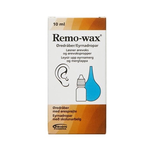 Remo-wax Øredråber&Øresprøjte Uglecare Remo-wax Øredråber&Øresprøjte