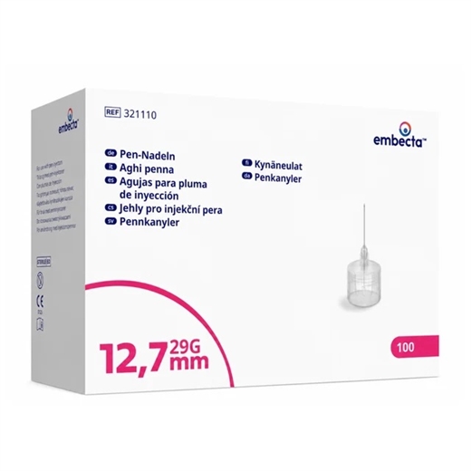Pen Needle Embecta 29G 12,7 mm Uglecare Pen Needle Embecta 29G 12,7 mm