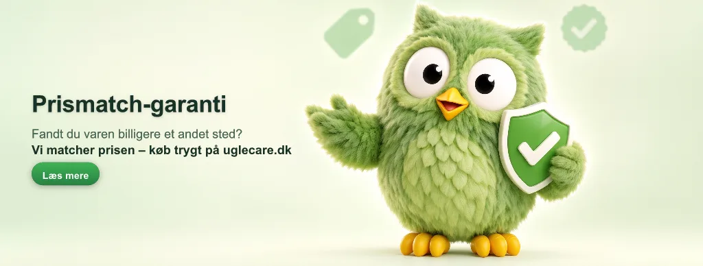 Prismatch-garanti hos Uglecare – køb på uglecare.dk og få forskellen retur